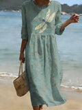 Women'S Casual Hippie-Print Dress