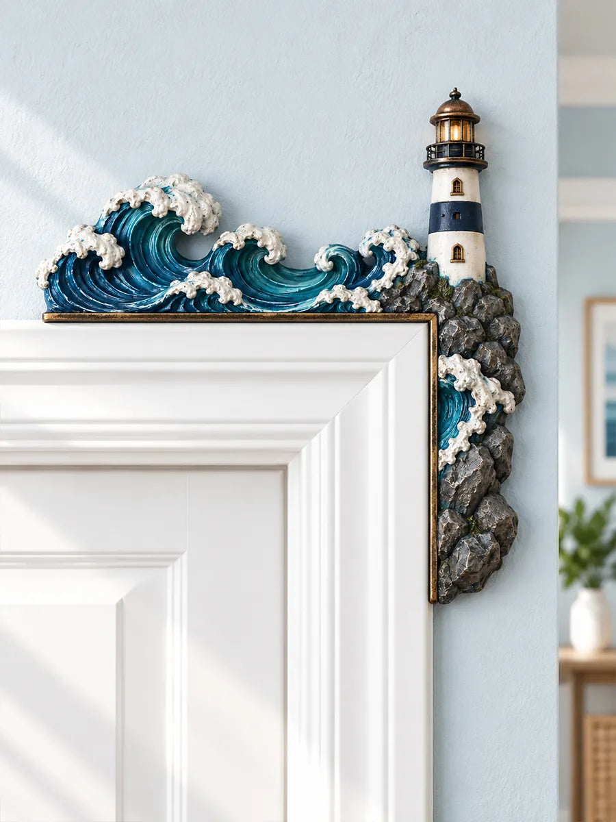 🌊Coastal Lighthouse Door Frame Corner Decor