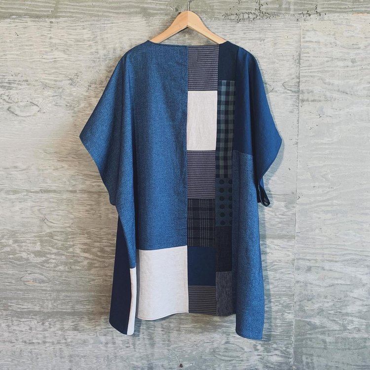 Women's Casual Cotton And Linen Patchwork T-shirt