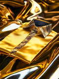 Men's Satin Long Sleeve Shirt