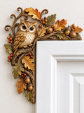 Rustic Owl Wooden Door Frame Door Topper