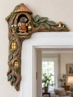 🍄Charming Woodland Mole Door Corner Decor