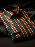 Men's Plaid Business Long Sleeve Shirt