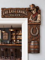 "The Last Chance Saloon" Western Door Frame Corner Decor