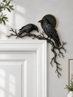 🖤Gothic Raven Door Frame Corner Decor