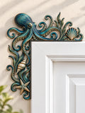 Ocean Octopus Wooden Door Corner Decor