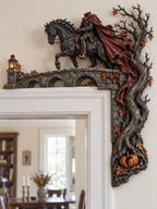 🎃 Headless Horseman Door Frame Corner Decor