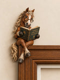 Funny Book Lover Horse Door Frame Wall Decoration
