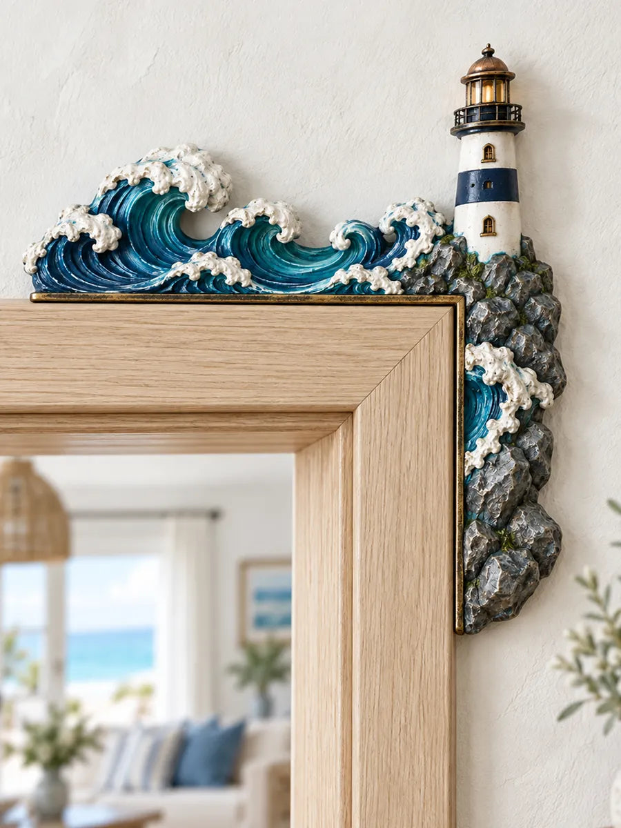 🌊Coastal Lighthouse Door Frame Corner Decor