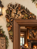 🦌 Rustic Deer Hunting Door Corner Decor