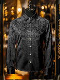 Men's Silk Long Sleeve Shirt