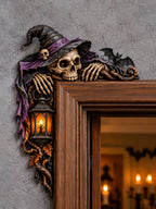 Halloween Skeleton Art Door Corner Decor