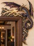 Thunderstorm Dark Dragon Door Frame Corner Decor