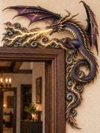 Thunderstorm Dark Dragon Door Frame Corner Decor