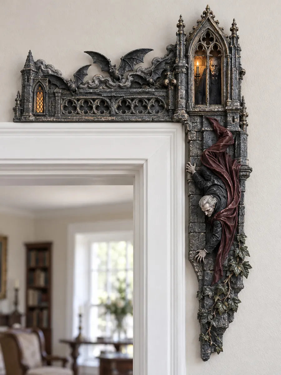 🧛‍♂️ Gothic Vampire Lord Door Frame Corner Decor