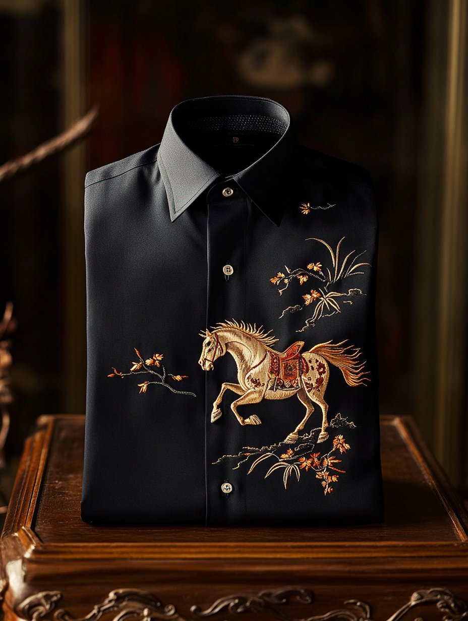 Men's Luxury Business Long Sleeve Shirt