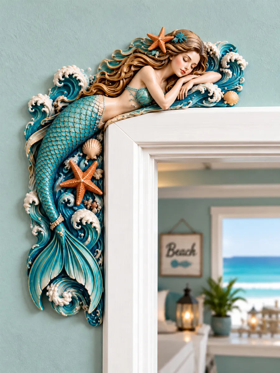 Mermaid Ocean Art Door Corner Decor