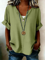 Women's Button-Down Casual Shirt