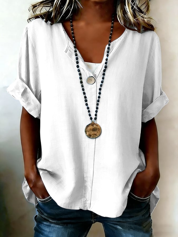 Women's Button-Down Casual Shirt