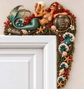 🍻 Good Beer Better Days Aloha Mermaid Holding Beer Door Corner Decor