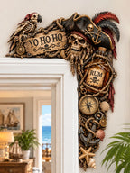 Pirate Skull Rum Door Frame Decor