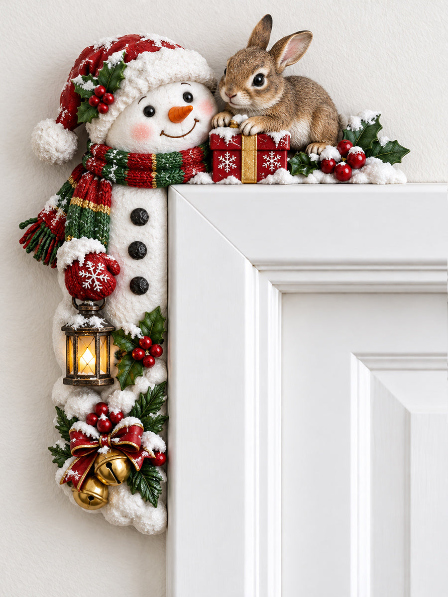 ⛄ Bunny & Snowman Door Frame Topper
