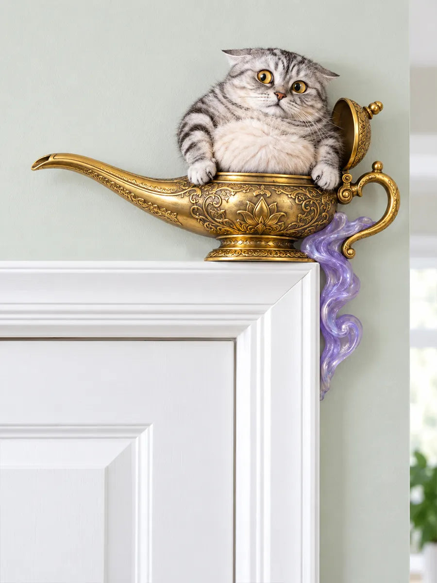 🐱Magical Cat Genie Door Frame Decor