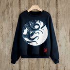 Vintage Ocean Octopus Art Pattern Comfy Sweatshirt
