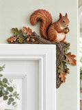 🐿️ Woodland Squirrel Door Frame Corner Decoration