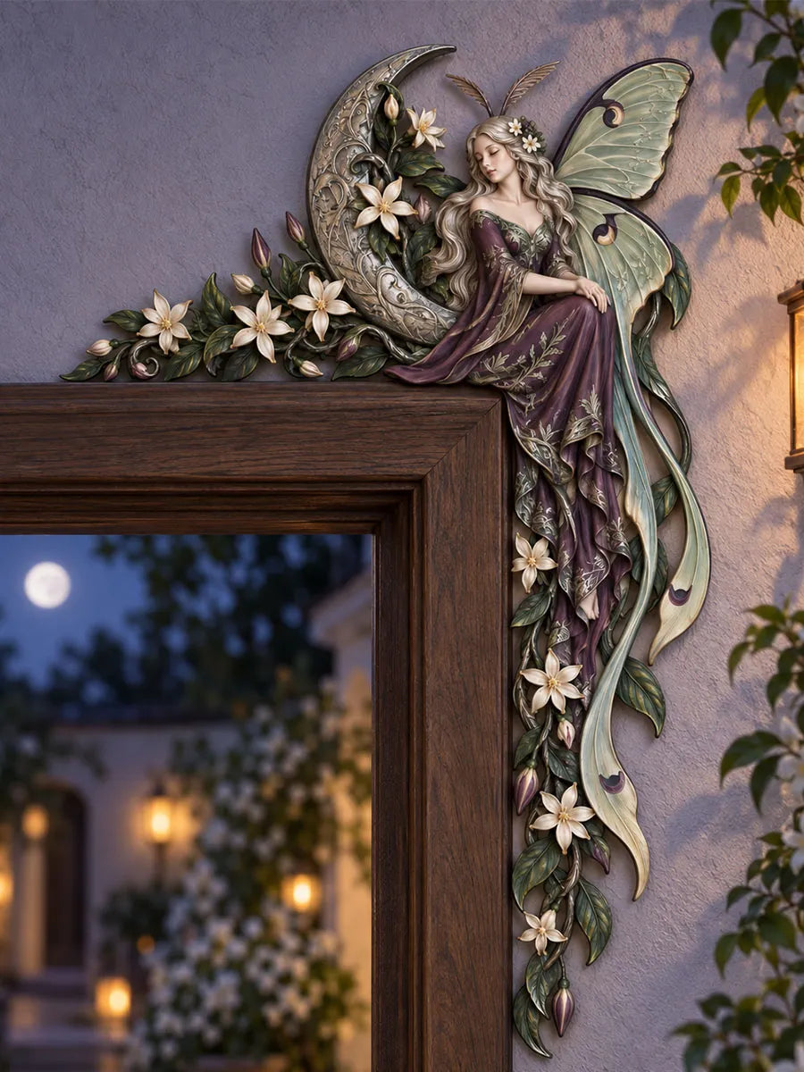Moonlight Garden Fairy Door Frame Corner Decor
