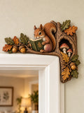 🐿️ Squirrel Reading Door Frame Topper