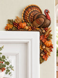 Thanksgiving Turkey Harvest Door Frame Corner Decor