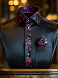 Men's Silk Long Sleeve Shirt