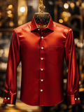 Men's Silk Long Sleeve Shirt