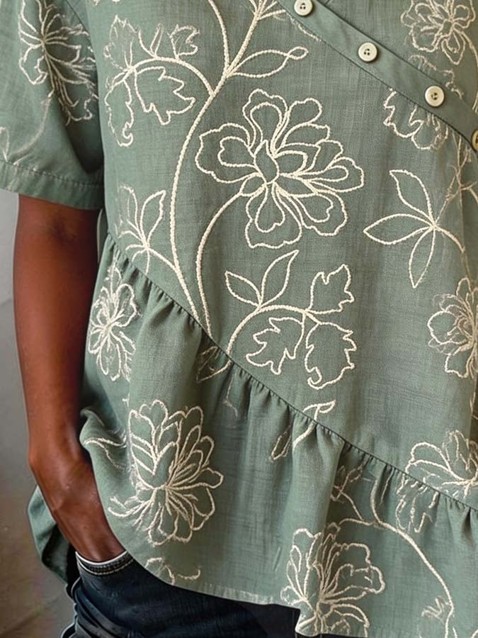Women'S Casual Printed Top