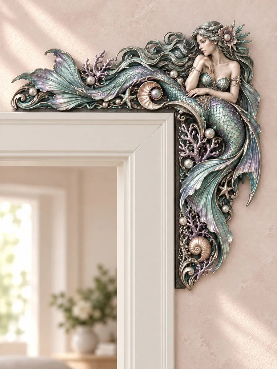 Ocean Pearl Mermaid Door Frame Corner Decor