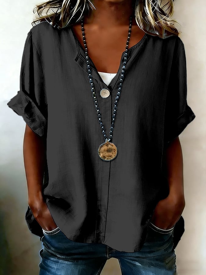 Women's Button-Down Casual Shirt