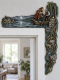 ✨ Ethereal River & Moonlit Voyage Corner Door Frame Accent