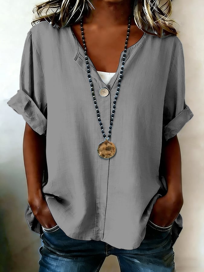 Women's Button-Down Casual Shirt