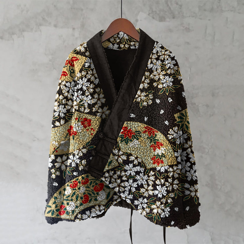 Vintage Japanese Art Inspired Design Kimono