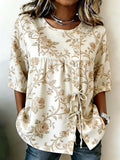 Women's Faith Floral Print Top