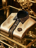 Men's Satin Long Sleeve Shirt