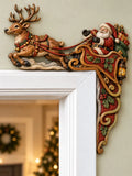 🎅 Santa & Reindeer Door Frame Topper