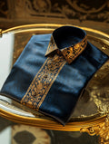 Men's Satin Long Sleeve Shirt