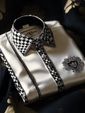 Men's Luxury Vintage Long Sleeve Shirt