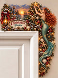 🧜‍♀️ Christmas Please Mermaid Decorating Tree Door Corner Decor 🐚