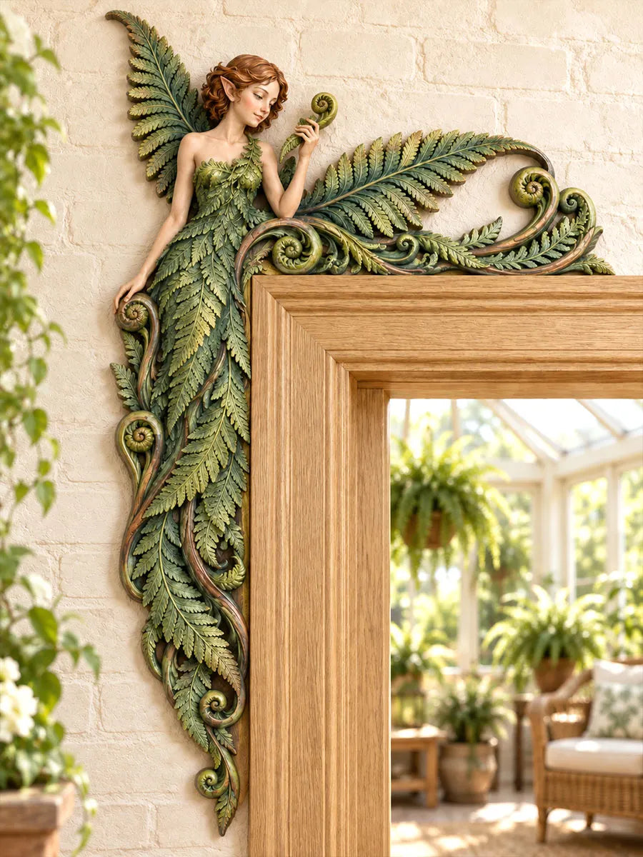 Enchanted Woodland Fairy Fern Door Frame Corner Decor
