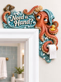 “Need a Hand?” Octopus Door Frame Corner Decor