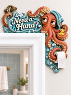 “Need a Hand?” Octopus Door Frame Corner Decor