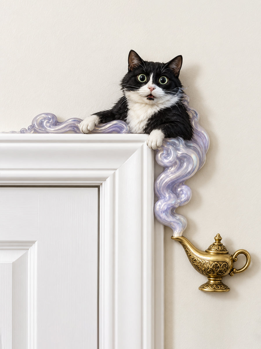 ✨Whimsical Magic Genie Cat Door Frame Decor